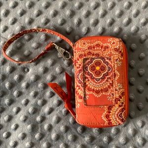 Vera Bradley Paprika Wristlet